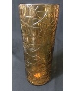 Vintage Italian Art Glass Vase Florentine Original Cracked Green Glass P... - £19.65 GBP