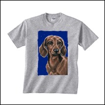 Dog Breed DACHSHUND Youth Size T-shirt Gildan Ultra Cotton...Reduced Price - £5.88 GBP