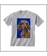 Dog Breed DACHSHUND Youth Size T-shirt Gildan Ultra Cotton...Reduced Price - £5.94 GBP
