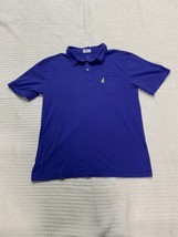 Johnnie-O West Coast Prep Purplish Blue Polo Shirt Youth size 16 - $11.30