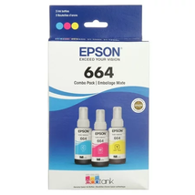 Epson T664 EcoTank Genuine Ink Bottle Color Combo Pack New - $32.20