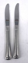 Gorham MONET FROSTED Stainless 18/8 Silverware Modern Solid Knife 9&quot; Set... - $26.72
