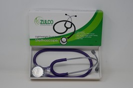 Zulco Lightweight Purple Lilac Tube Dual Head Stethoscope - £18.95 GBP