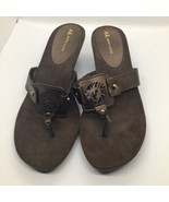 Anne klein Size 10.5 M Akcarlie Sandals Summer Shoes Slides - $13.86