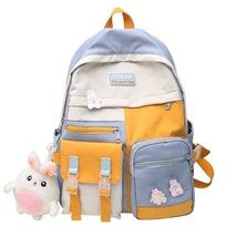 High Quality College Girl Backpack Women Waterproof Nylon Shoulder Bag Student S - £36.86 GBP