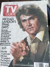 TV Guide- 1991. Vol39, No. 29 ￼ vintage magazine, Michael Landon final days. - £3.14 GBP