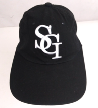 SGI Black With Lion Head Unisex Embroidered Adjustable Baseball Cap - £7.74 GBP