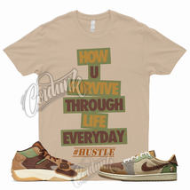 HUS T Shirt for 1 Low OG Zion Williamson Voodoo Flax Sesame Brown Green Fossil 2 - £18.15 GBP+