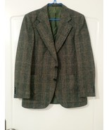1970s Vintag Peek Cloppenburg Tweed Plaid Suit Jacket Sport Coat Blazer ... - €63,62 EUR