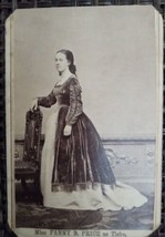 Rare 1860s Professional Cabinet Card With Rare 2 Cent Playing Card Stamp. - £118.20 GBP