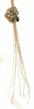 Katherine&#39;s Collection Beaded Flower Tassel Ornament 22 inches (RED) - £16.03 GBP