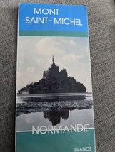 Mint Saint Michel Normandie Brochure 1980s - $14.50