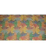 Duralee 2 Yds Cabana Striped Umbrellas Indoor Outdoor Fabric Multicolor ... - £10.14 GBP
