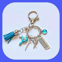 New Hairdresser/Stylist Super Cute Keychain Clip With Jewel Perfect Gift... - $10.00