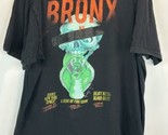 Bronx New York Skull Heavy Metal Black 2XL TShirt Ring of Fire LA - $19.68