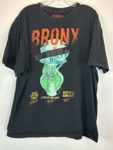 Bronx New York Skull Heavy Metal Black 2XL TShirt Ring of Fire LA - £15.47 GBP