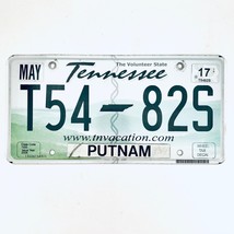 2017 United States Tennessee Putnam County Passenger License Plate T54 82S - €9,25 EUR