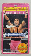 Fast Ship: Wwe Wwf Summer Slam&#39;s Greatest Hits (Vhs 1992) Rare Oop Wrestling Tape - £14.67 GBP