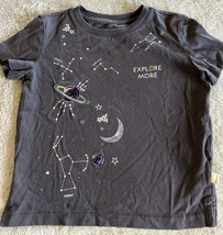 Gap Kids Girls National Geographic Stars Planets Gray Short Sleeve Shirt... - $12.25