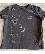 Gap Kids Girls National Geographic Stars Planets Gray Short Sleeve Shirt... - £9.81 GBP