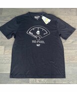 NWT $39 Original Penguin Black &quot;Re-Fuel&quot; Beer on Empty Fuel Gauge T-Shir... - $377.71 MXN