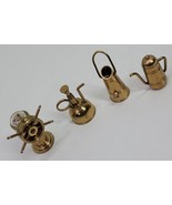 Vtg Dollhouse Miniatures Mini Brass Lot Ship Wheel Compass Oil Pump Holl... - £22.77 GBP