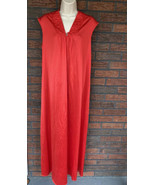 Red Vintage 2 Piece Nightgown Robe Set Small JC Penney Nylon USA Made Pe... - £48.27 GBP