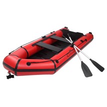 Inflatable Boat 4 Person Fishing Boats Dinghy Boat With Carry Bag 10 Ft - £513.17 GBP