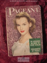 PAGEANT Magazine May 1951 Ann Moore Boxing Stork Club - £9.49 GBP