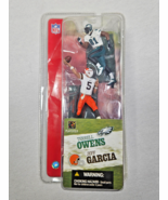 MCFARLANE NFL 3&quot; Figure 2 pack Terrell Owens Jeff Garcia Eagles Browns - $186.11 MXN