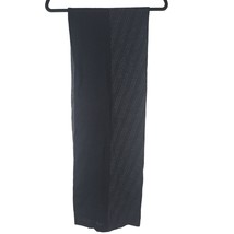 Calvin Klein Scarf Unisex Black Grey 65LX12 100% Acrylic Spring Fall Winter - £14.70 GBP