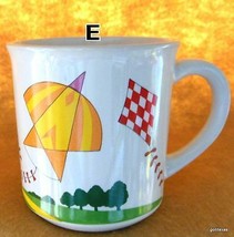 Wonderful Colorful Mug with Kites 3.5&quot; E - £11.14 GBP
