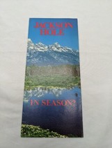 Vintage Jackson Hole Wyoming Travel Brochure - £20.89 GBP