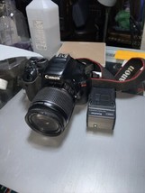 Canon EOS Rebel T2i 18 MP Digital SLR DSLR Camera &amp; EF-S 18-55mm 1:3.5-5.6 Is Le - £111.36 GBP