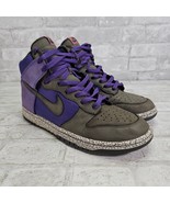 Nike Dunk High SB Premium Earthquake Size 10 Purple Grey 306968-501 Rare - £52.59 GBP