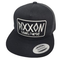 DIXXON FLANNEL - CRUSHER - Flat Bill Trucker Snapback Hat Cap - Black - £31.56 GBP
