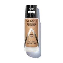 Almay Skin Perfecting Comfort Matte Liquid Foundation, 220 Warm Cashew, 1 fl oz. - £23.73 GBP