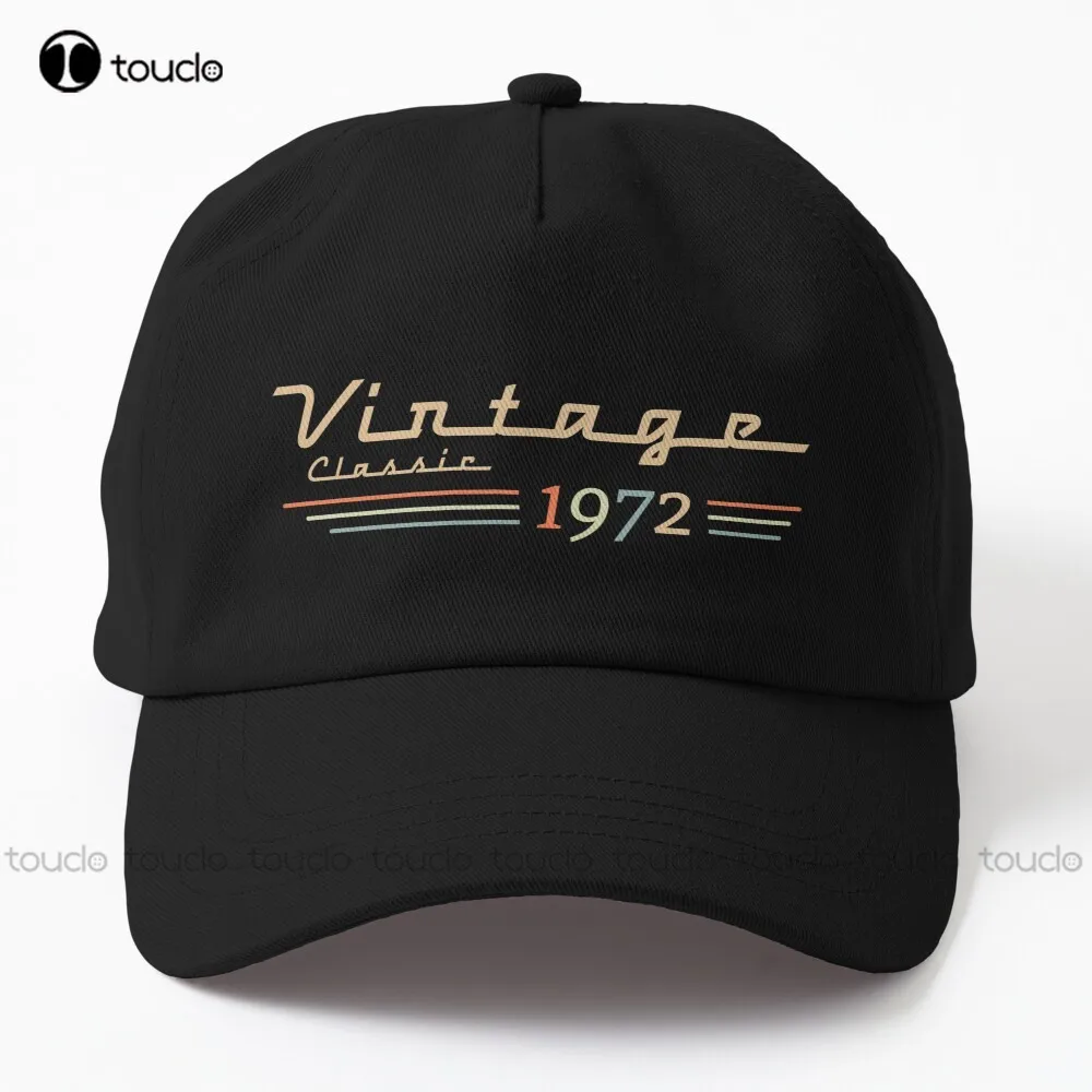 Vintage Classic 1972 - Retro Color Dad Hat Beach Hats For Baseball Cap - £12.60 GBP