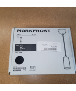IKEA MARKFROST Cord set, Ceiling Lamp, marble black 5' 11" - $686.43 MXN