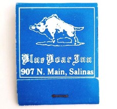 Blue Boar Inn Hotel Vintage Matchbook Salinas Laurel Inn Matches Unstruc... - $366.58 MXN