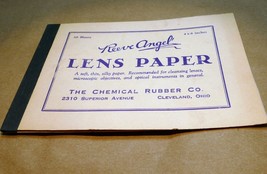 Vintage Reeve Angel Lens Cleaning Tissue Paper for objective microscope - $8.22