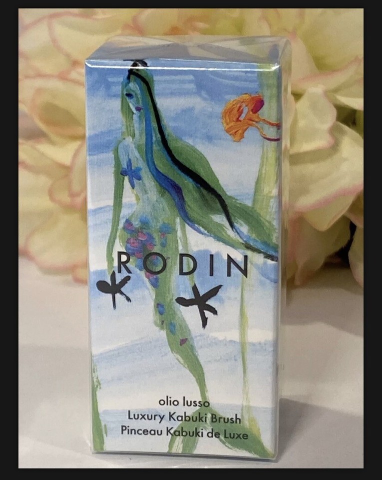 RODIN OLIO LUSSO LUXURY KABUKI BRUSH - White Cashmere Blush Makeup NEW SEALED Item image 2
