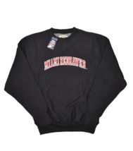 Miami University of Ohio Redhawks Sweatshirt Mens XS Black Crewneck Steve Barrys - $33.80