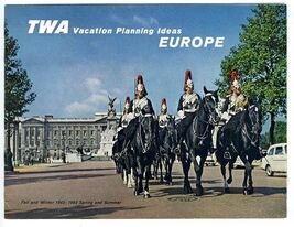 TWA Europe Vacation Planning Ideas Guide 1962 Trans World Airlines - $24.72