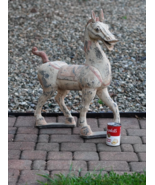 Chinese Tang / Han Dynasty Style Terra Cotta Horse Figure 24&quot; Tomb Horse... - $829.59