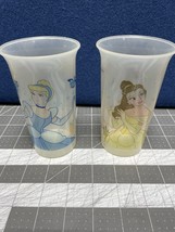 Tupperware Disney Cinderella Belle Tumbler Sippy Cups 10.5 Oz. Used NO LID - £7.09 GBP