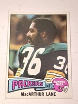 MacArthur Lane Green Bay Packers 1975 Topps Card #415 - $0.98