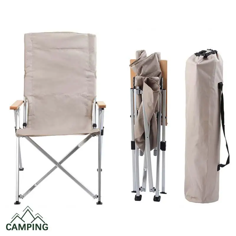 Adjustable Aluminum Camping Folding Chair Leisure Lunch Chair Fishing Chair - £163.42 GBP
