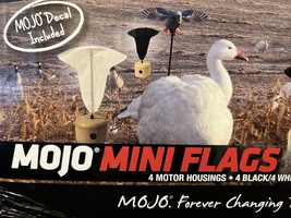MOJO Outdoors Mini Flags Motion Decoys (Pack of 4), Canada Goose - £131.86 GBP
