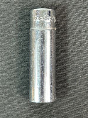 Snap On Tools USA 1/4&quot; Drive 7/16&quot; 12PT 12 Point SAE Deep Chrome Socket ... - $9.90